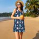 thumbnail image 3 of Fotbe Seahorses And Plants Vestido de Verano sin Mangas para Mujer – Vestido Midi Línea A, Estilo Camiseta Floral, Vestido Playero Casual y Fluido, 3 of 7
