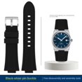 thumbnail image 3 of Correa de reloj deportiva de silicona resistente al agua de 24 mm y 11 mm para Tissot 1853 Super player PRX T137.210.11.35, correa de reloj de goma, interfaz masculina, 3 of 5