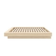 thumbnail image 6 of Nexera Marconi Queen Size Platform Bed Frame, Natural Blonde Oak, 6 of 8