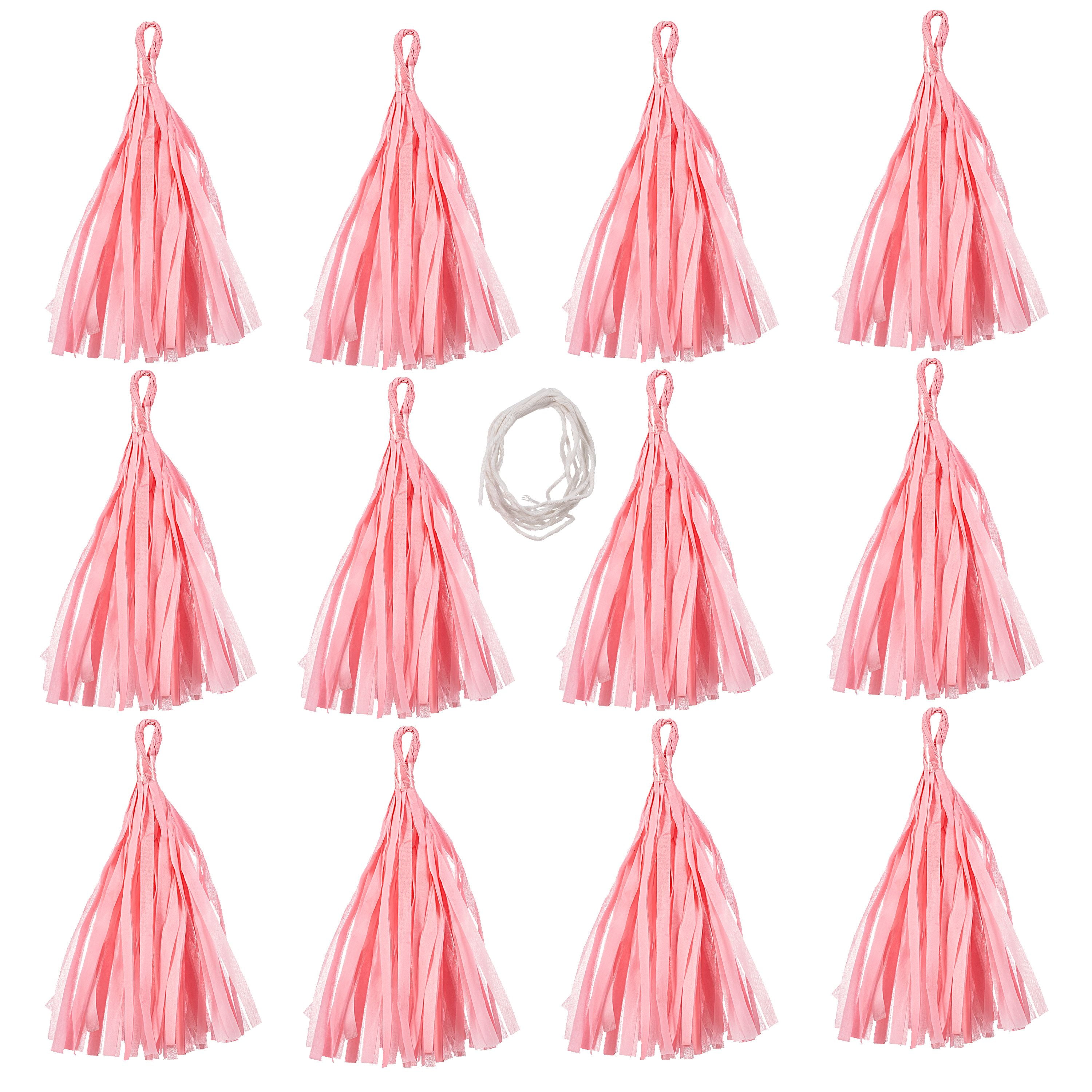 Darice Navy Blue Tissue Tassel Garland 12 Piece 6FT