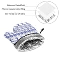 thumbnail image 6 of Daiia Abstract Gondola Snowflake Pattern Oven Mitts and Pot Holders 4 pcs Set,High Heat Resistant 500 Degree Extra Thicken Long Kitchen Cotton Oven Glove, 6 of 6