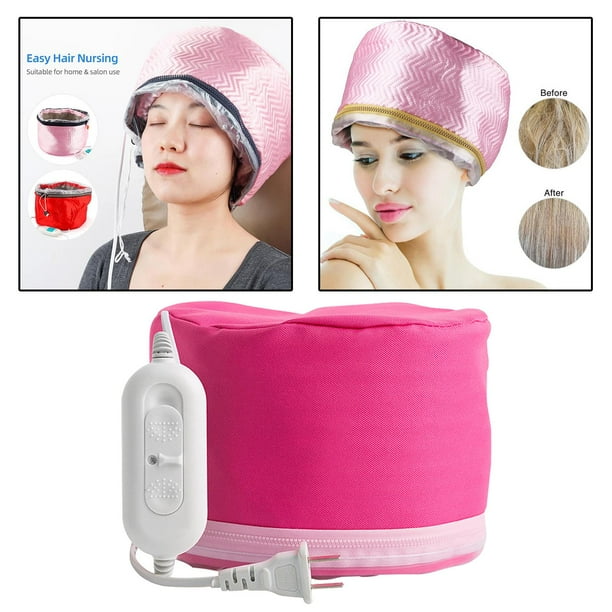 Gorras de calefacción para el cabello Steamer 3 modos Steamer Gorras térmicas Sombrero de calefacción para acondicionamiento profu Colcomx Gorros calentadores de cabello