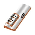 thumbnail image 2 of Electric Knife Sharpener Automatic Adjustable Kitchen Tool for Fast Sharpening Knives Scissors Orange, 2 of 9