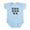 Sky Blue, variant on CafePress - 40Th Birthday Infant Bodysuit - Baby Light Bodysuit, Size Newborn - 24 Months