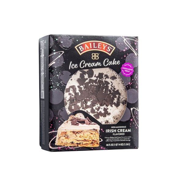 Baileys Irish Cream Nonalcoholic Ice Cream Cake with Premium Chocolate