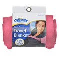 thumbnail image 1 of Cloudz Cozy Compact Airplane Travel Blanket For Your Flight Car Camping Home Or Comforting Warmth Anywhere! - Light Pink, 1 of 5