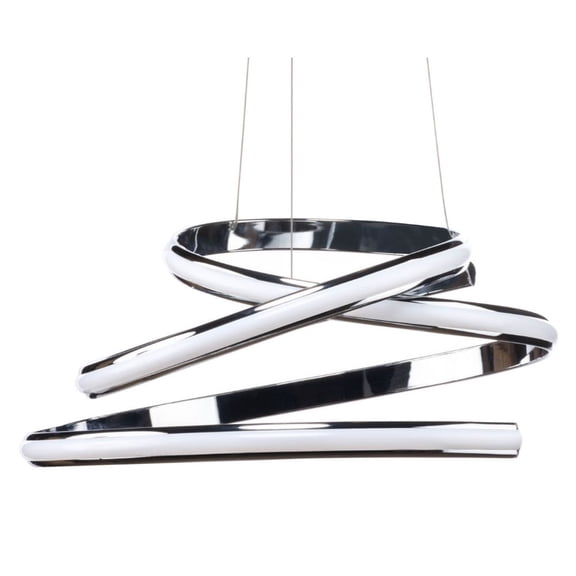 Finesse Decor Oslo LED Adjustable Chandelier // Chrome