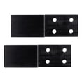 thumbnail image 1 of 2 Pieces Bed Frame Replacement Legs Furniture Support Legs for Table Cabinet 3.96inch, 1 of 8