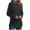Black, variant on Long Sleeve Shirts for Women Tunic Loose Crewneck Pullover Curved Hem Tops Casual Basic Tee