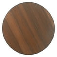 thumbnail image 5 of Gazebo Dining Table Walnut Dining Table, Modern Style, Faux Wood MDF round shape tabletop, Cast Aluminum Iron, Outdoor Dining, 5 of 5
