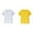 K-White 1PCS & Yellow 1PCS, variant on Lojoutye 2025 NEW T Shirts Short 5T Boys Long Sleeve Thermal Sleeve Plain Tops Tees Boys Sleeveless Undershirts Boy & Girl Uni Toddlers Boys Tops Children Crew