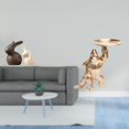 thumbnail image 2 of Conjunto de esculturas y conejitos de , estatuas únicas de animales de cerámica y resina para decorar habitaciones y estanterías de Pascua., 2 of 8