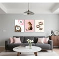thumbnail image 3 of Hieng Pink Cheetah Wall Art Leopard Bow Print Painting Fashion Lucky 8 Ball Poster Leopard Lips Canvas Wall Decor Funky Preppy Room Aesthetic Picture for Girls Room Dorm Apartment Unframed, 3 of 6
