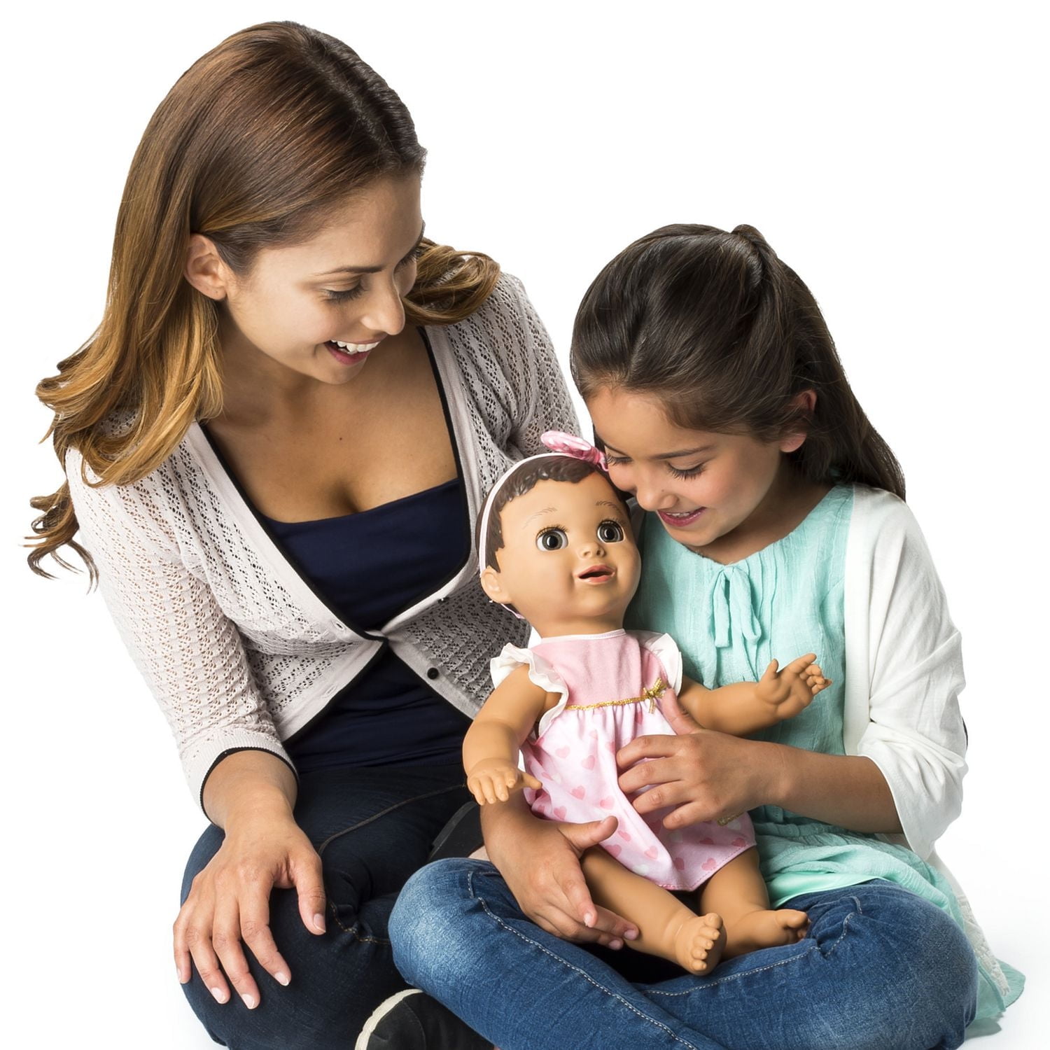 Luvabella Brunette Hair Responsive Baby Doll with Realistic Expressions And Movement Walmart
