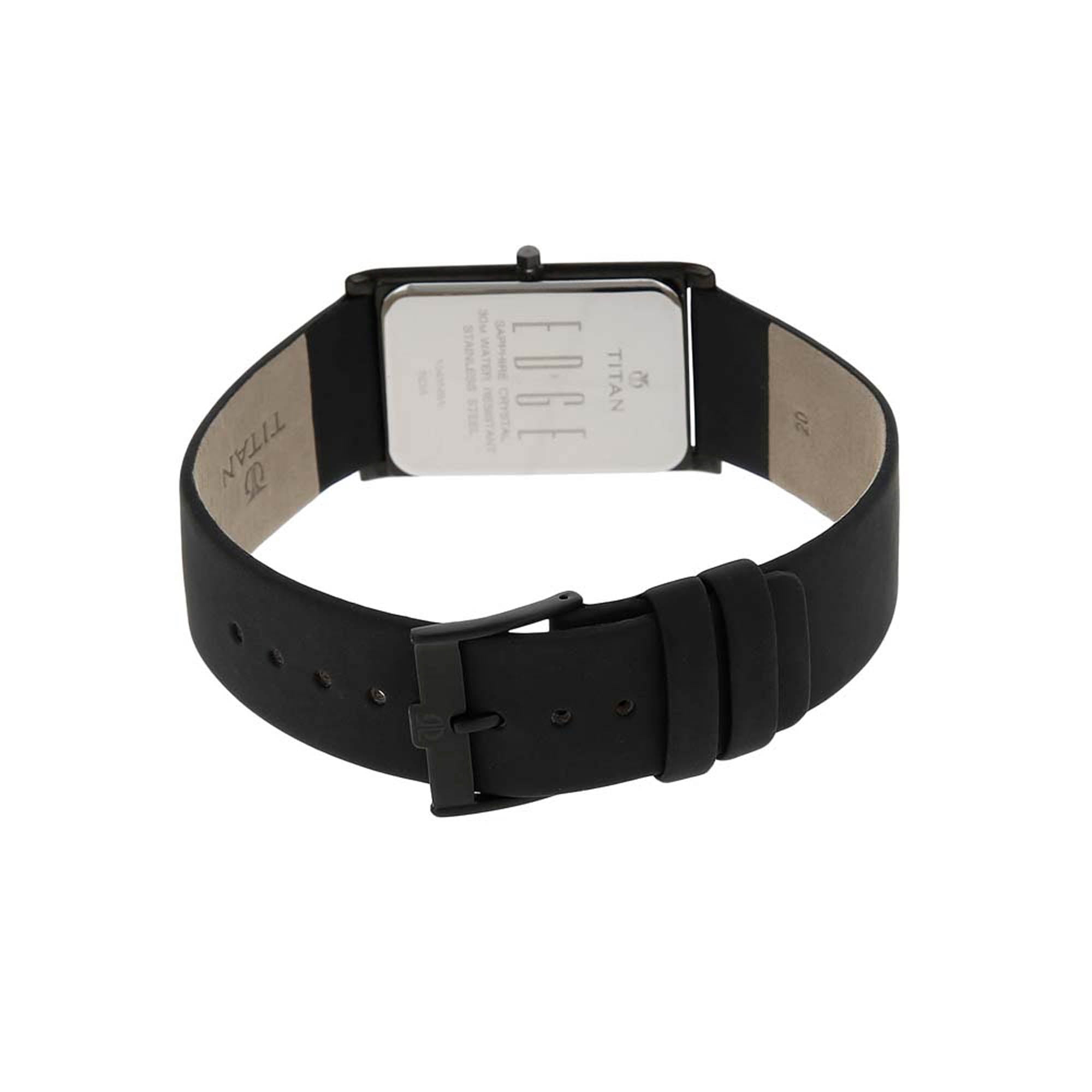 Titan Edge Men's Designer Watch – Slim, Quartz, Water Resistant