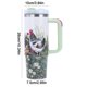 thumbnail image 2 of Vaso aislado de 40 onzas, botella de agua de acero inoxidable, regalos para mujeres, hombres, ella y él, 2 of 8