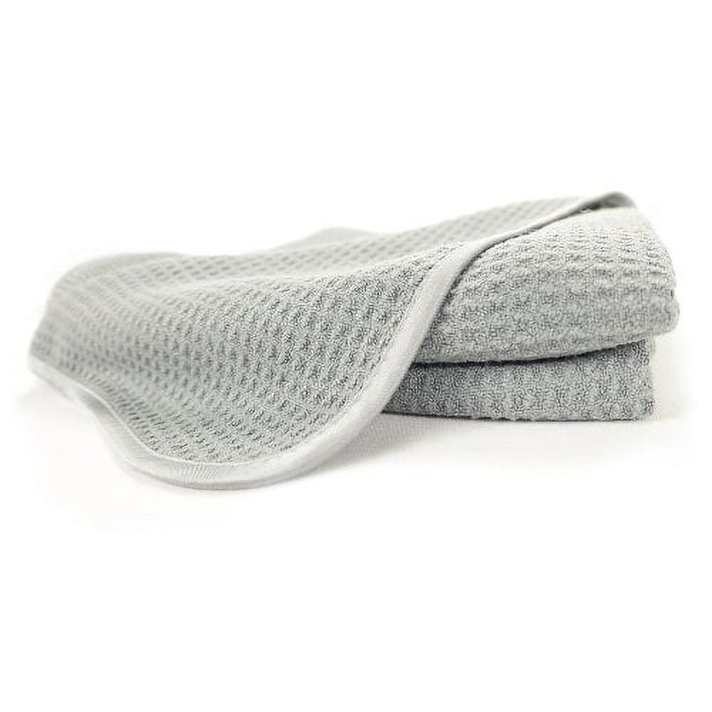 Chemical Guys Waffle Weave Gray Matter Microfiber Drying Towel - 36in x 25in - MIC_781_01