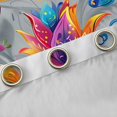 thumbnail image 4 of Manfei Country Floral Black Out Curtains,Rustic Botanical Curtains Pack of 2 (42x63 Each),Colorful bohemian Flowers Bedroom Curtains For Kids,Breathable Home Decor, 4 of 6