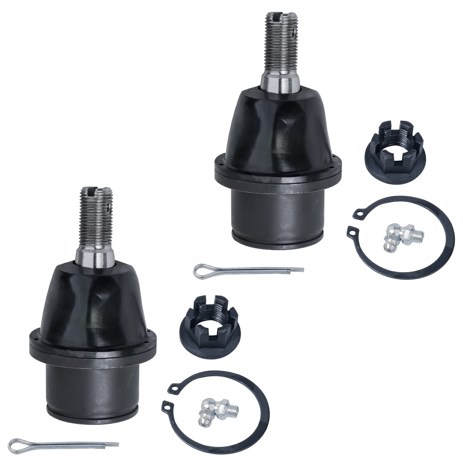 Detroit Axle - Front 12pc Suspension Kit 4WD 2004 2005 Ford F-150, 2 Upper Control Arms 2 Lower Ball Joints 2 Sway Bars 4 Outer and Inner Tie Rods 2 Boots & Bellows Replacement