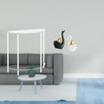 thumbnail image 2 of Mesita de noche de acrílico,Mesa auxiliar de acrílico transparente Mesa auxiliar transparente en capas,Mesa pequeña de acrílico,mesita de noche pequeña,compacta,estatua de cisne,Estatuas y, 2 of 8