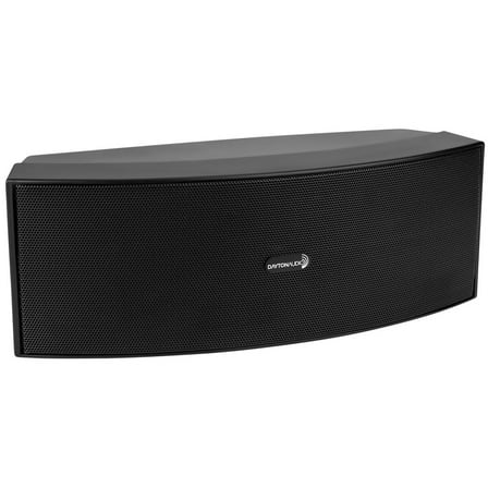 Dayton Audio CCS33B 3-Way Indoor/Outdoor Center Channel Speaker with Dual 3-3/4-In. Woofers and Dual 5/8-In. Tweeters, CCS-33B