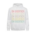 thumbnail image 3 of Sudadera con capucha estilo retro OK Boomer para hombre, día de Pascua, familia, hip hop, manga larga, capuchas impresas en 3D, Navidad, 3 of 5