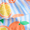 BLUE LARK, variant on Wonder Nation Girls Citrus Print Ruffle Swimsuit Top and Bottom Set, UPF 50, 2-Piece, Sizes 4-18