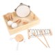 thumbnail image 1 of Instrumentos Instrumento Musical Para Niños Juego De Juguetes De Percusión Musical De Madera Juguetes Educativos De Aprendizaje Temprano Para Niños, 1 of 7
