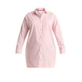 thumbnail image 5 of Joyspun Women’s Woven Long Sleeve Button Front Sleepshirt, Sizes XS-3X, 5 of 5