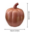 thumbnail image 3 of Halloween Decorations Glowing Pumpkin Light, Sparkling LED Pumpkin Figurine Resin Ornament, Halloween Tabletop Ornament for Shelf Mantel Fireplace Party Indoor Outdoor Fall Holiday Decor, 3 of 6