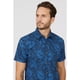 thumbnail image 4 of Mantaray - Camisa Hoja de Monstera para Hombre (Marino), 4 of 4