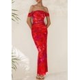 thumbnail image 3 of Vestido largo PRETTYGARDEN ajustado fruncido para mujer, verano 2025, 3 of 9