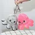 thumbnail image 2 of Qiaoxi Pendentif en Peluche Pieuvre Réversible, Porte-Clés Pieuvre Réversible, Poupée Jouet, 2 of 7