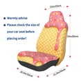 thumbnail image 3 of Balery Funda de Asiento para Auto con Diseño - Cubierta Frontal Suave y Transpirable con Protector Antideslizante- 1 Unidad, 3 of 5