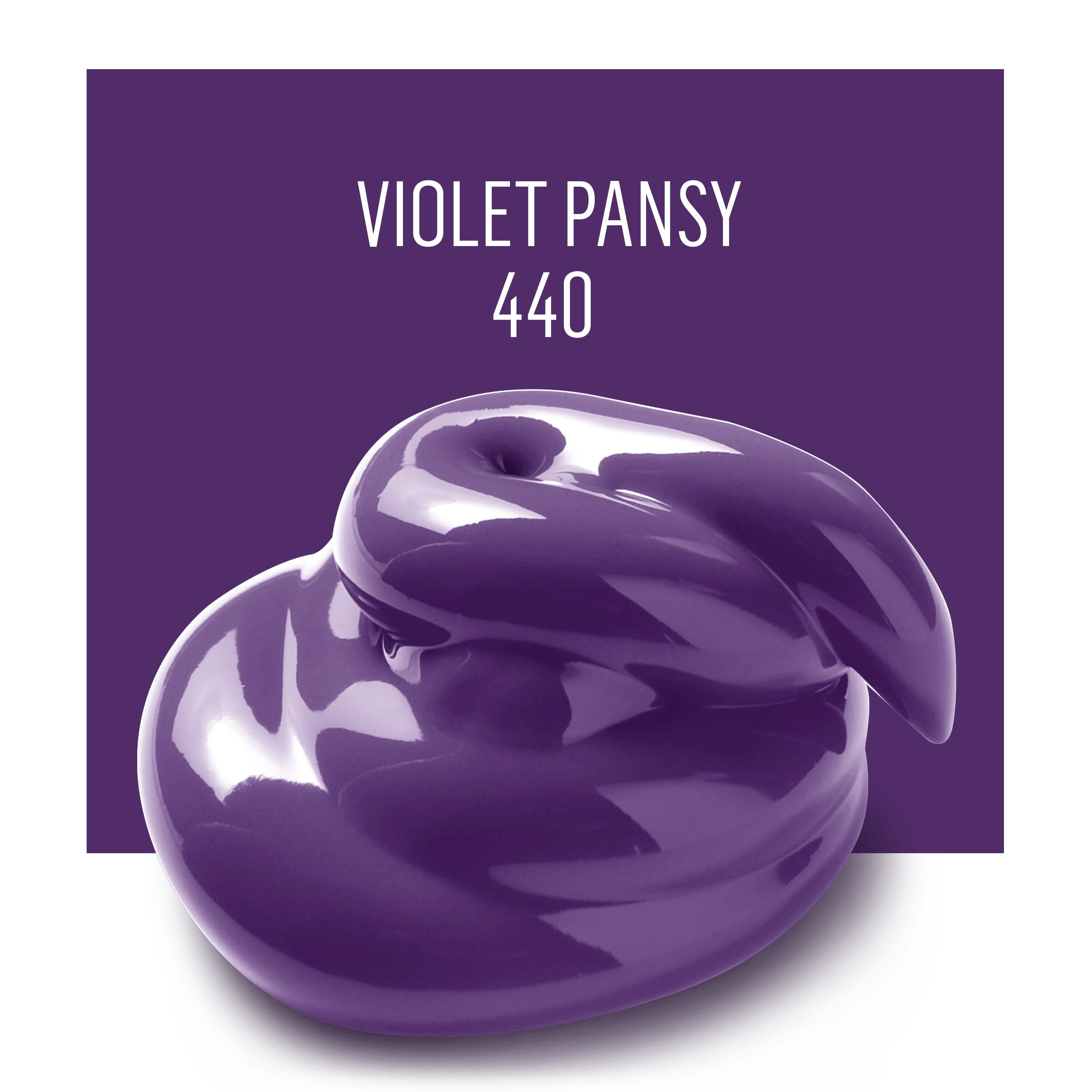 FolkArt Acrylic Craft Paint, Matte Finish, Violet Pansy, 2 fl oz