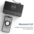 thumbnail image 4 of Reloj despertador con altavoz Bluetooth ANJANK con radio FM y cargador, 4 of 7