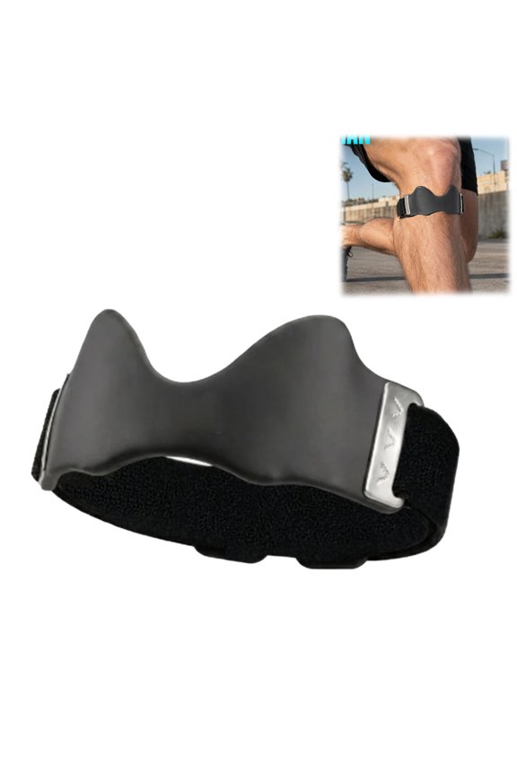 Stryde Patellar Tendon Knee Strap, Adjustable Knee Support with Silicone Pad for Running Cycling Fitness, Breathable Non-Slip Knee Brace (1PC)