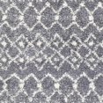 thumbnail image 5 of Hauteloom Deepwater Living Room, Bedroom Area Rug - Bohemian, Transitional - Plush Pile - Gray, White - 2' x 2'11", 5 of 7