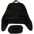 thumbnail image 2 of Husband Pillow Medium Cover Aspen Edition Sable Black, Reversible Microfiber to Microsuede, Side & Back Pockets - Handle for Easy Transport - Super Cozy Bed Rest Pillow Cover With Arms - Easy Care, 2 of 7