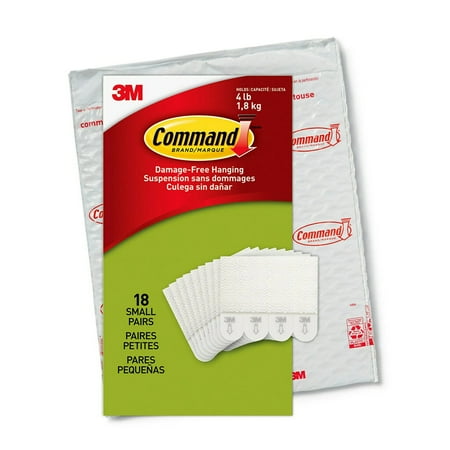 Command Picture Hanging Strips, Decorate Damage-Free, 18 Pairs (36 Strips), Ships in Own Container