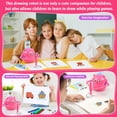 thumbnail image 3 of Robot de dibujo TREEFIA Interactive Educational Kids Pink, 3 of 9