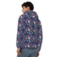 thumbnail image 4 of Wukai Underwater Animals Print Men's Zip-Up Hoodie,Fleece Full-Zip Hoodie for Men, Hooded Sweatshirt-Medium, 4 of 5