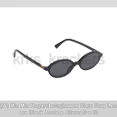 thumbnail image 2 of (W) Miu Miu Regard sunglasses Slate Gray Lenses Black Acetate Alternative fit, 2 of 6