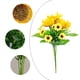 thumbnail image 4 of Ramo de Girasoles Simulados para Decoración Navideña, Flores Decorativas Simuladas para Patio Al Aire Libre, 4 of 7
