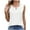 White, variant on Timegard Tank Top for Women V Neck Chiffon Lightweight Ruched Loose Casual Summer Travel Tee Shirts