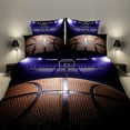 thumbnail image 1 of Basketball Football Quilt Cover Three-piece Bedding Set A, 1 of 2