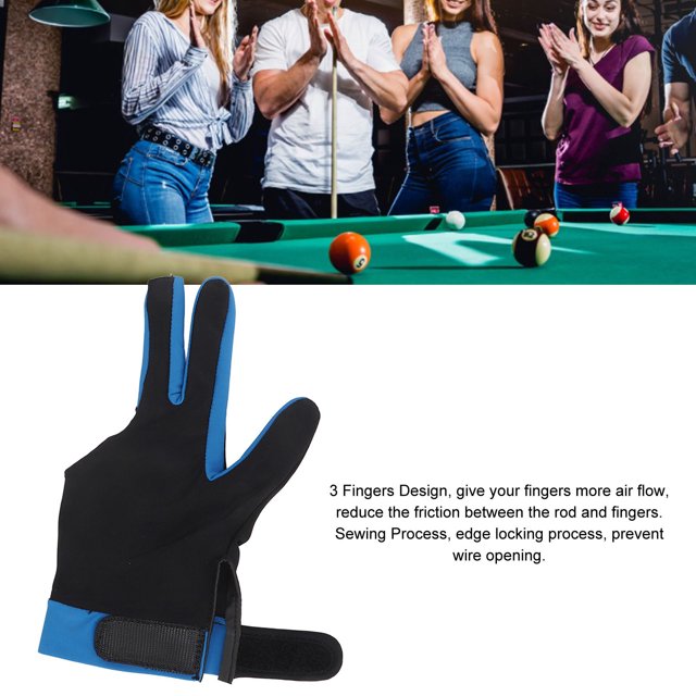 Guantes de billar Jadeshay Guantes de taco de billar Poliuretano silicona