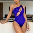 thumbnail image 5 of Warop Womens Shiny Patent Leather Bodysuit, Form-Fitting One-Piece Sexy Performance Wear for Nightclub and Beach Party, 5 of 6