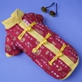 thumbnail image 2 of Billuyoard Ropa para perros, ropa para mascotas, traje Tang, estilo chino de Año Nuevo, calidez de invierno, múltiples estilos flexibles para caniche Ropa para mascotas rojo SG Billuyoard PT000712-10, 2 of 6
