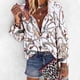 thumbnail image 2 of Blusa holgada de manga larga con estampado floral y cuello en V para mujer Fridja hj4724, 2 of 9
